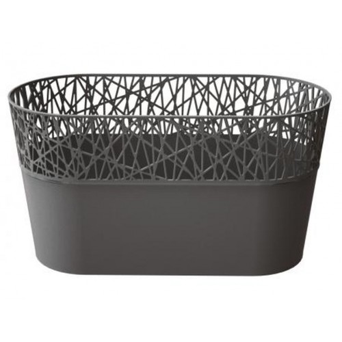 PROSPERPLAST CITY Blumenkaste mit Spitze 28,5 cm graphit DCIT285 PROSPERPLAST CITY Blumenkaste mit Spitze 28,5 cm graphit DCIT285