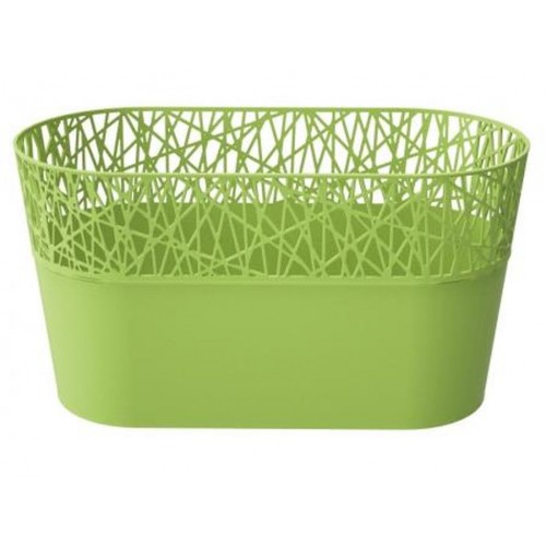 PROSPERPLAST CITY Blumenkaste mit Spitze 28,5 cm limette DCIT285 PROSPERPLAST CITY Blumenkaste mit Spitze 28,5 cm limette DCIT285