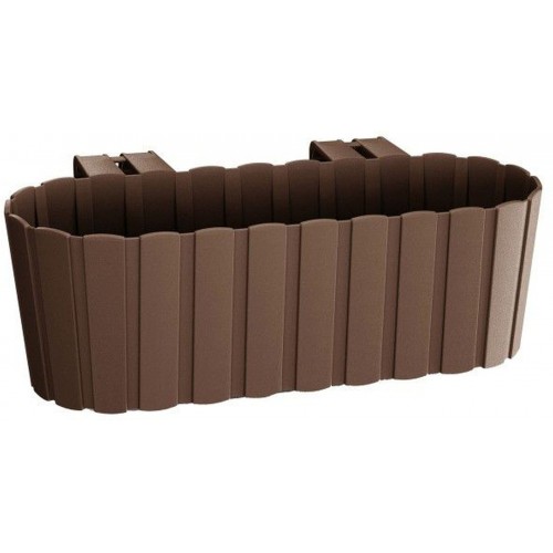 PROSPERPLAST BOARDEE HOOK Reling Blumenkasten 38,3x21,2x13 cm, braun DDECZ400-R222 PROSPERPLAST BOARDEE HOOK Reling Blumenkasten 38,3x21,2x13 cm, braun DDECZ400-R222