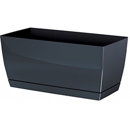 Prosperplast COUBI Blumenkasten mit Untersetzer 39x19x18,2cm graphit DUPP400-426U Prosperplast COUBI Blumenkasten mit Untersetzer 39x19x18,2cm graphit DUPP400-426U