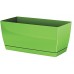 Prosperplast COUBI Blumenkasten mit Untersetzer 39x19x18,2cm Oliv DUPP400-370U