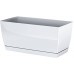 Prosperplast COUBI Blumenkasten mit Untersetzer 29x14,2x13,6cm weiß DUPP300-S449