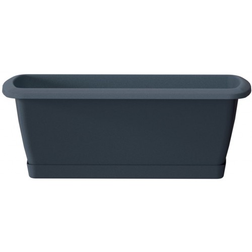 Prosperplast RESPANA Blumenkasten mit Untersetzer 88,5x18,4x14,5cm, anthrazit ISE900P-S433 Prosperplast RESPANA Blumenkasten mit Untersetzer 88,5x18,4x14,5cm, anthrazit ISE900P-S433