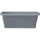 Prosperplast RESPANA SET Blumenkasten mit Untersetzer 59x18,4x14,5cm grau ISE600P-4O5U