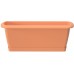 Prosperplast RESPANA SET Blumenkasten mit Untersetzer 39,2x18,4x14,5cm terakkotta
