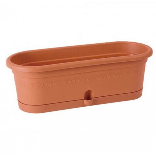 PROSPERPLAST PLASTICA Blumenkasten 28 x 12 x 10 cm, terracotta DKP1-R624