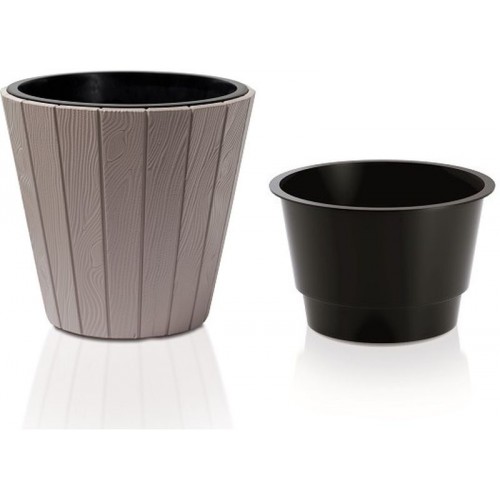 Prosperplast WOODE Blumentopf 48,8x45,7cm, Mocca DBWO490-7529
