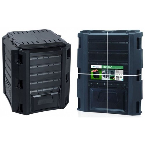 Prosperplast COMPOGREEN Composter 380l, Black IKL380C Prosperplast COMPOGREEN Composter 380l, Black IKL380C