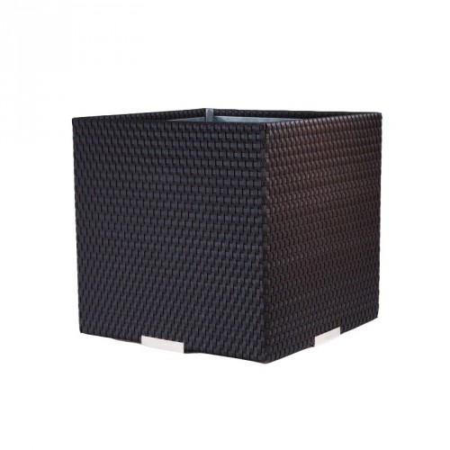Blumentopf Rattanoptik 46x46x46cm 590/11
