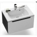 RAVAK Classic SD 700 Waschtischunterschrank, Strip Onyx/Weiß X000000244