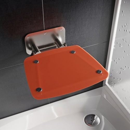 RAVAK OVO-B II-ORANGE Duschsitz B8F0000053