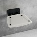 RAVAK OVO-B II-OPAL/BLACK Duschsitz B8F0000060