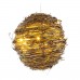 RETLUX RXL 140 AA 20LED Weihnachtsbeleuchtung Kugel aus Rattan
