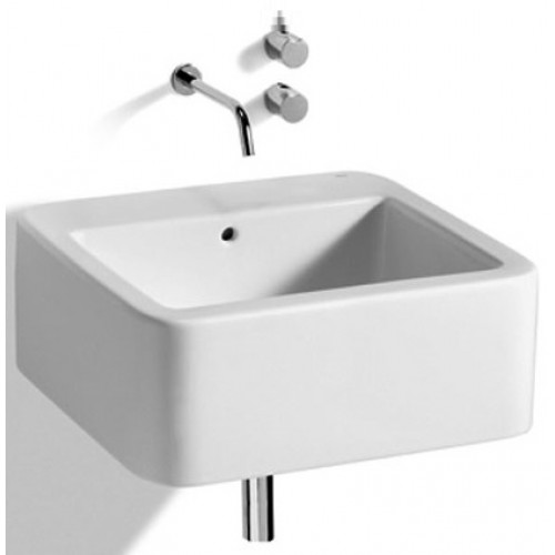 Roca Element Waschtisch 60 x 50,5 cm, ohne Loch für Armatur, MaxiClean 732757000M Roca Element Waschtisch 60 x 50,5 cm, ohne Loch für Armatur, MaxiClean 732757000M