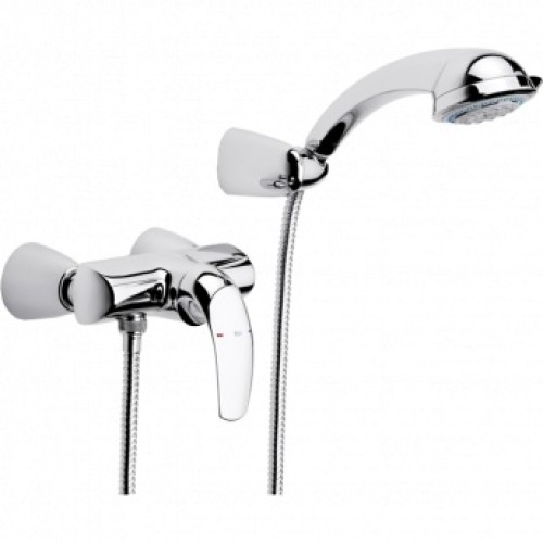 Roca M2 Duscharmatur mit Duschkopf 1,5 m Chrom 75A2068C00