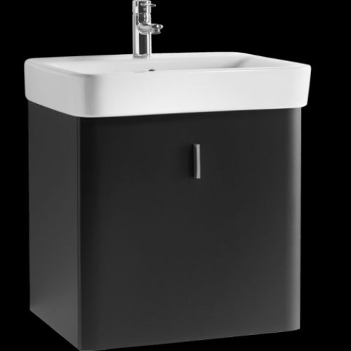 Roca Senso Square Waschbeckenunterschrank 85 cm, Schublade, matt lackiert, schwarz 7856308868 Roca Senso Square Waschbeckenunterschrank 85 cm, Schublade, matt lackiert, schwarz 7856308868
