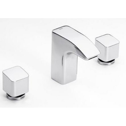 Roca Thesis Dreiloch-Waschtischarmatur, chrom 75A4450C00