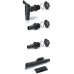 Prosperplast ICANSET 4 Zubehör für Regenwasserbehälter (5 Stück) ICANS4