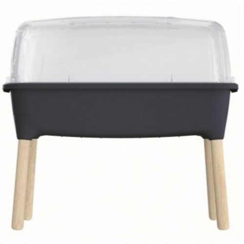 Prosperplast RESPANA PLANTER WOOD HIGH Set Balkonkasten 77x38x79, anthrazit ISEW780H