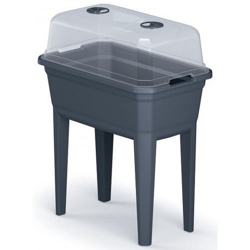 Prosperplast RESPANA PLANTER ECOLINE SET Balkonkasten 59,6x36,8x75,3cm, anthrazit IPE600