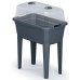 Prosperplast RESPANA PLANTER ECOLINE SET Balkonkasten 59,6x36,8x75,3cm, anthrazit IPE600