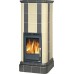 ABX Warmwasser-Kachelofen KALEDONIE COLOR L 3009, picasso/Tabak-Farbe