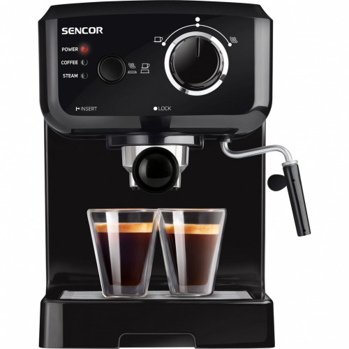 SENCOR SES 1710BK coffee machine with cappuccinatore