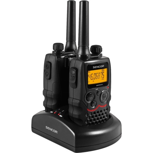 SENCOR SMR 600 8 Channels schwarz Two-Way Radios Walkie-Talkie (8 Kanäle, 8000 M)