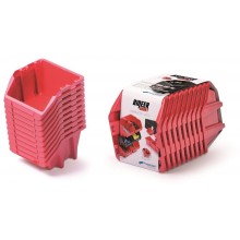 Kistenberg BINEER SHORT SET Werkstattbehälter, 288x158x187mm, 10St. Rot KBISS20