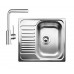 BLANCO SET TIPO 45 S Mini Edelstahl + Küchenarmatur MILA chrom