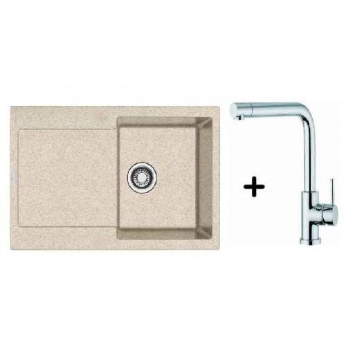 Franke SET G39 Fragranit Spüle MRG 611.085 beige + Küchenarmatur Samoa Franke SET G39 Fragranit Spüle MRG 611.085 beige + Küchenarmatur Samoa