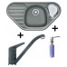 Franke SET G47 Fragranit Spüle COG 651E steingrau+ Armatur FC 9541.084 + Spülmittelspender