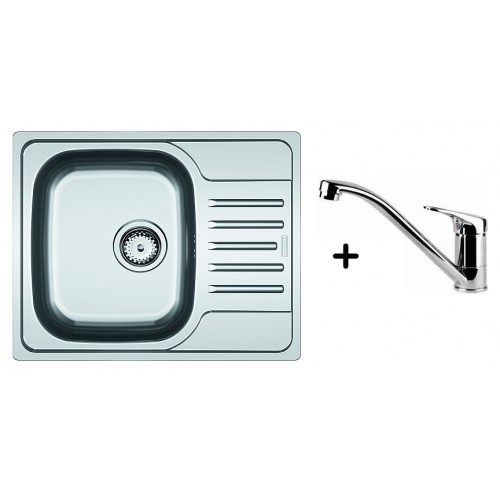 Franke SET N37 Edelstahlspüle PXN 611-60 + Küchenarmatur FB 250
