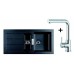 Franke SET T6 Tectonite Spüle SID 651 schwarz + Küchenarmatur FN 0147