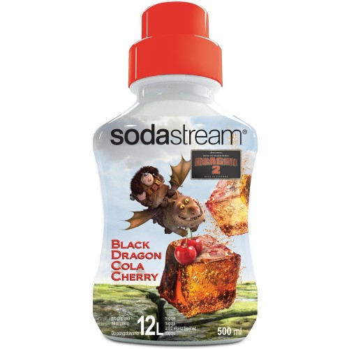 Sirup Dragon black COLA CHERRY 500ml SODASTREAM 