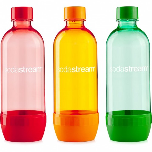 SODASTREAM Sprudlerflasche orange/red/grün 3St,