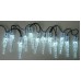 Weihnachtsbeleuchtung Eiszapfen, 40 LED –immer leuchtend, weiß VS5229