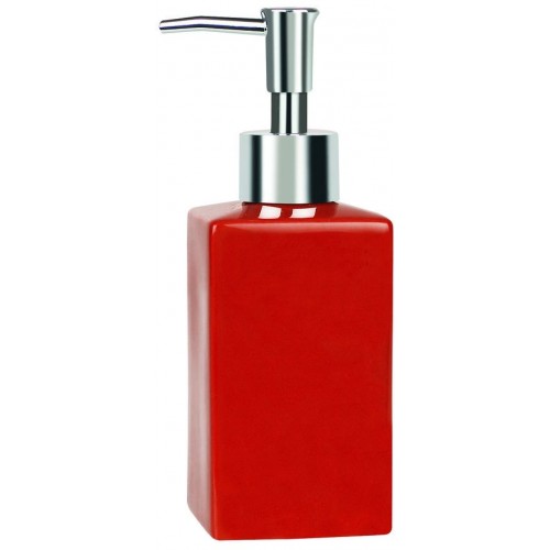 Spirella Quadro Seifenspender Rot 1013646 Spirella Quadro Seifenspender Rot 1013646