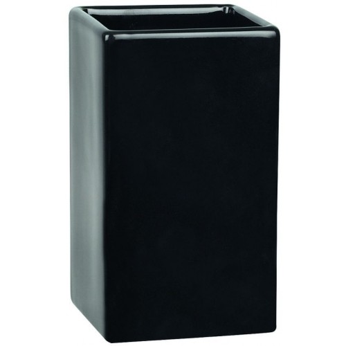 Spirella Quadro Zahnbecher Schwarz 1013661 Spirella Quadro Zahnbecher Schwarz 1013661