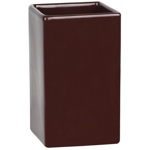 Spirella Quadro Zahnbecher Braun 1013657 Spirella Quadro Zahnbecher Braun 1013657