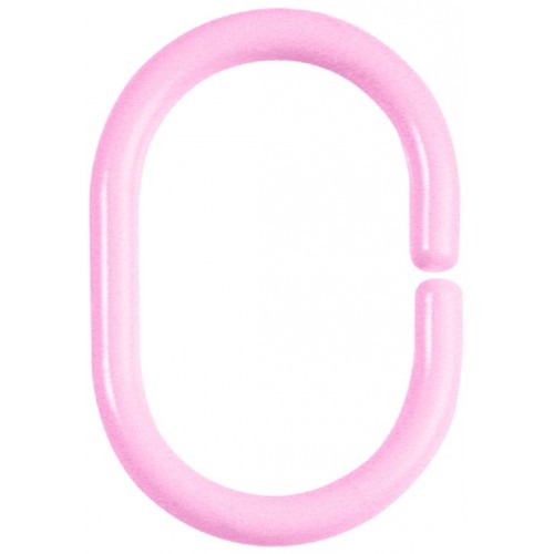 Spirella C-Minor Duschvorhangring 12er Pack Rosa 1009732