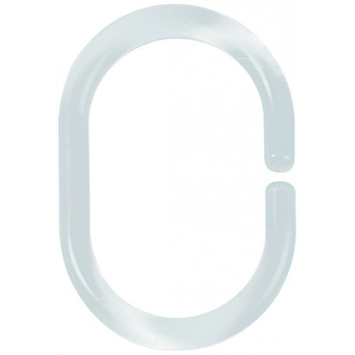 Spirella C-Minor Duschvorhangring 12er Pack Crystal 1040076