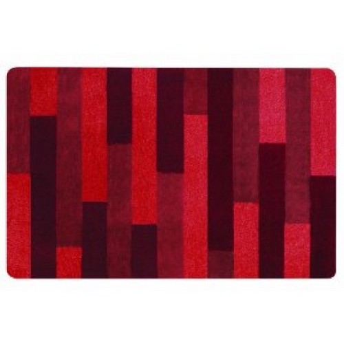 Spirella Plank Badteppich 55 x 65 cm Rot 1016189