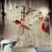 Spirella Goldfish Duschvorhang Plastik orange 1000097