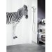 Spirella Zebra Duschvorhang 180 x 200 cm Weiß 1011554