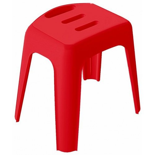 Spirella Vivawell Duschhocker Rot 1070009