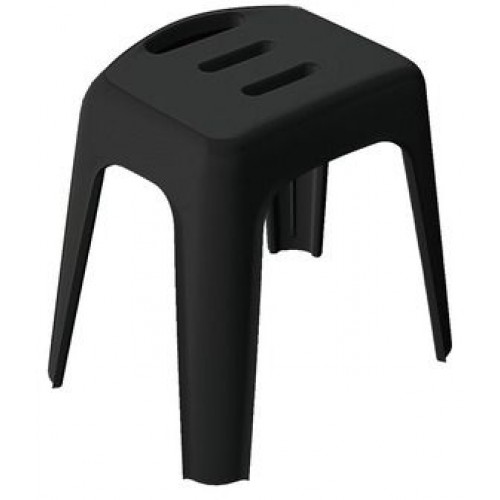 Spirella Vivawell Duschhocker Schwarz 1070014