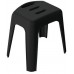 Spirella Vivawell Duschhocker Schwarz 1070014