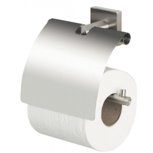 Spirella Nyo Steel Toilettenpapierhalter mit Deckel 1015565