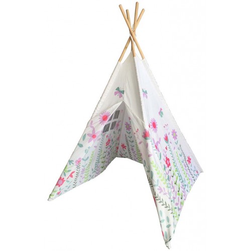 G21 Kinderzelt TEEPEE Frühlingswiese pink 60026156